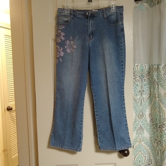 MISHCA embellished cropped/capri jeans, 6 - Picture 3 of 13